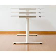 Mesa graduable en altura diferentes posiciones