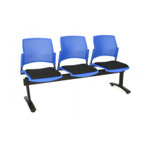 Tandem asiento y espaldar polipropileno inyectado 2, 3 y 4 puestos