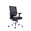 Sillas ergonómicas con espaldar  en malla y asiento tapizado
