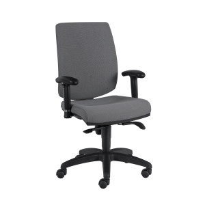 Sillas ergonómicas con espaldar y asiento tapizado